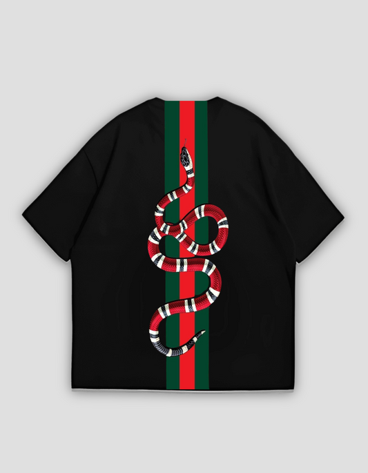 Gucci Snake Oversize Printed Tee